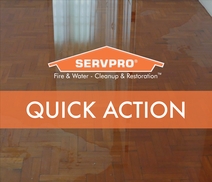 Water on floor