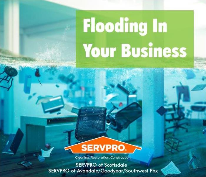 Flooded office